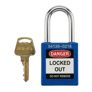 Keyed Differently Safety Blue Padlock