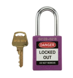 Keyed Differently Safety Purple Padlock