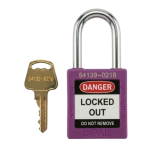 Keyed Differently Safety Purple Padlock
