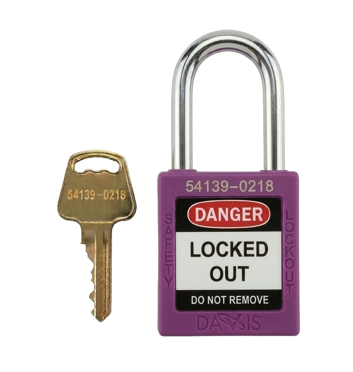 Keyed Differently Safety Purple Padlock