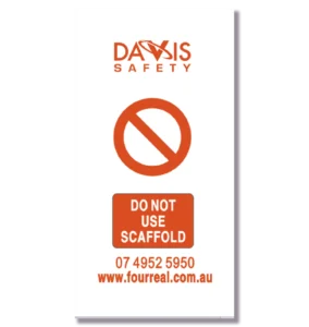 Scaffold Tag Holder Pack of 10