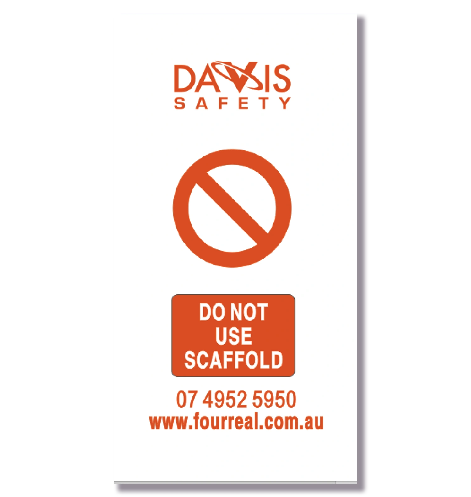 Scaffold Tag Holder Pack of 10